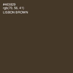 #463829 - Lisbon Brown Color Image